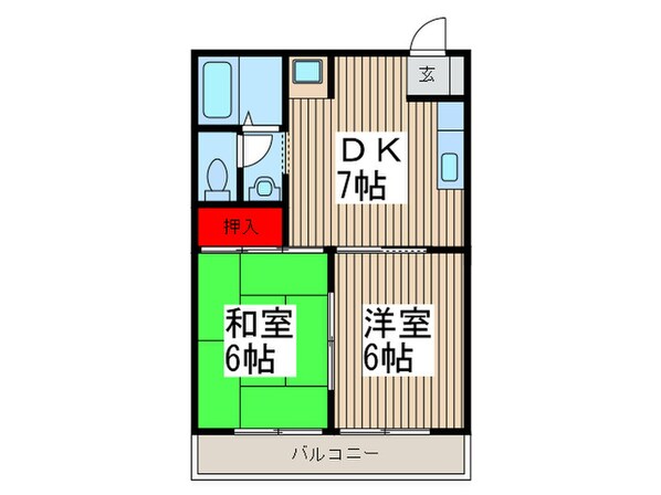 サニ－ハウスの物件間取画像